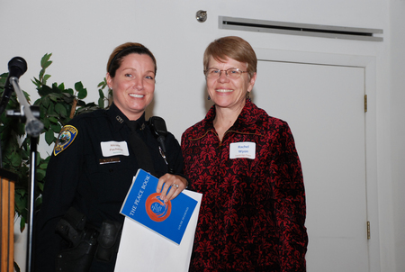 Awardee Officer Nicole Pacheco and Rachel Wyon